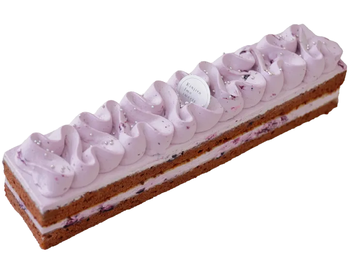 お芋のケーキ（ブルーベリー）