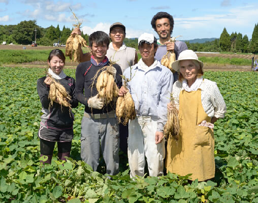 鹿児島県大隅半島の契約農家さん