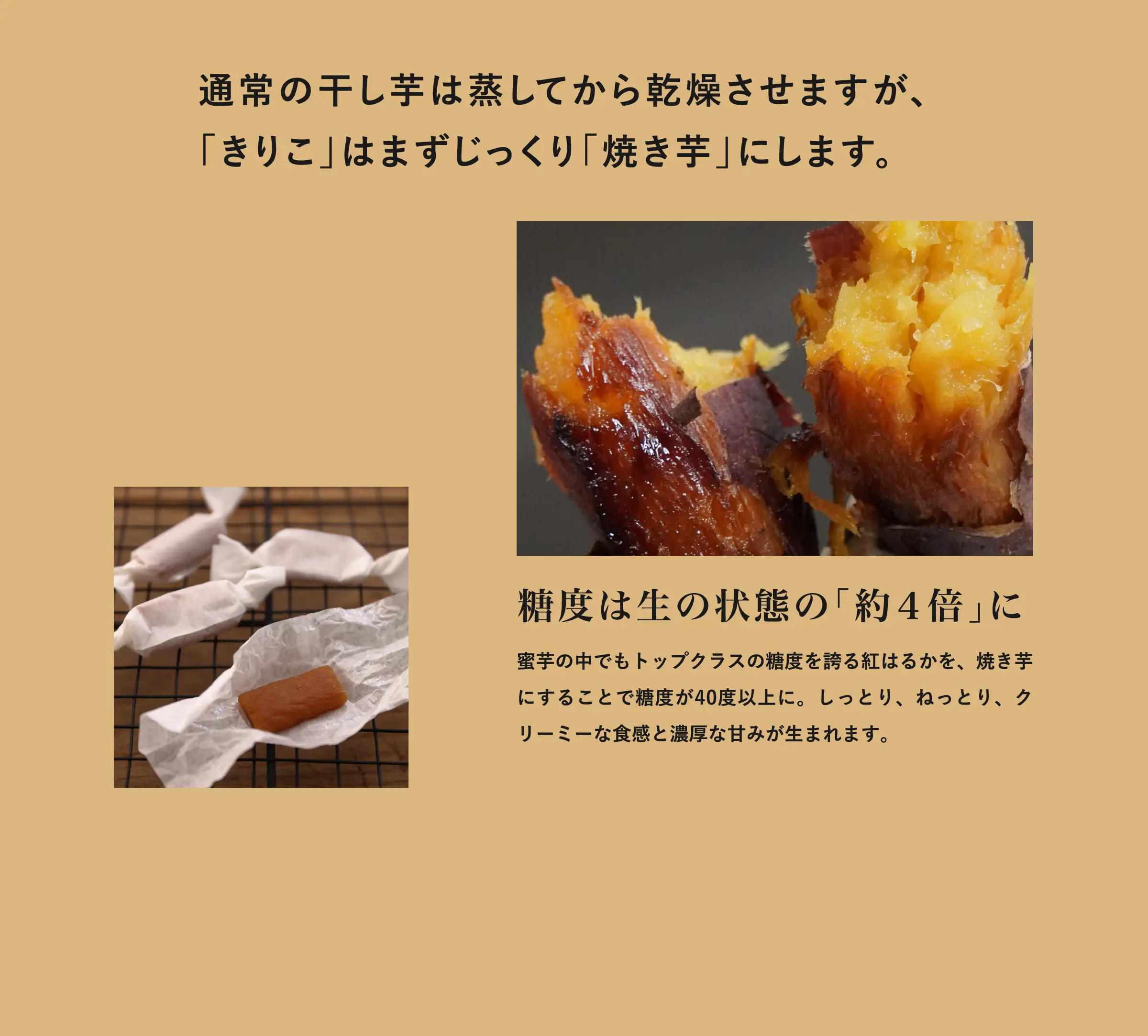 きりこはまずじっくり焼き芋に